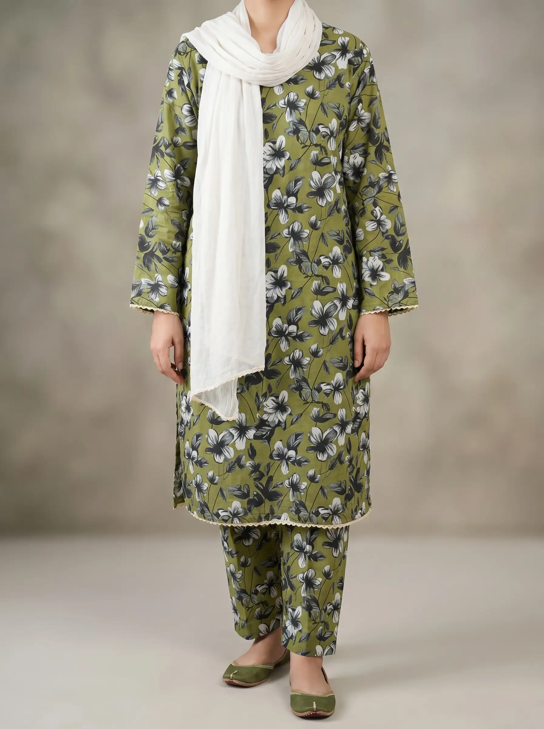 Doriya Lawn 2PC Stitched Suit